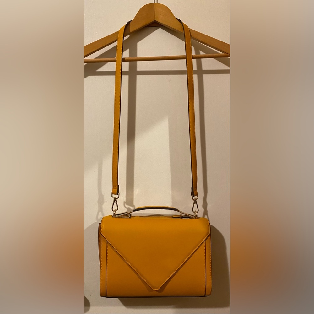 Orange crossbody bag from Zara